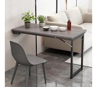 kumamart Wall Mounted Fold Down Table - Heavy-Duty Folding Desk for Small Spaces, Multi-Purpose Floating for Kitchen, Dining, Laundry Room(E,100 * 50 * 75)