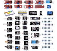 Kuman pour Arduino Raspberry Pi Sensor kit, 37 en 1 robot projets Starter Kits avec les Didacticiels pour Arduino UNO RPi 3 2 Modèle B B + K5 For Arduino Raspberry pi Sensor kit
