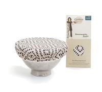 Kumanu Toile en cire d'abeille bio - Capot de conservation FRISCHEFRIDA - Film alimentaire naturel avec support supplémentaire - Pour bols de 22 à 26 cm de diamètre - Fabriquée à la main au Tyrol