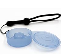 Kumetic Poxi Boîte de rangement compatible avec Aroma-Pod - Pour le stockage hermétique des pots à arômes - Étui de protection avec dragonne - Fabriqué en Allemagne