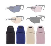 KUMIAO Cache-œil adulte pour lunettes - Patch en soie pour œil paresseux, amblyopie, strabisme et récupération post-chirurgie - Protecteur d'acuité visuelle