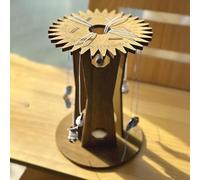 Kumihimo Disque Marudai | Disque de tissage de fil rond | Support de tissage de corde en bois | Artisanat de corde et dispositif de tresse de fil tricoté | Planche à tisser tressée portable pour