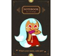 Kumiho Cookie Notebook: Kingdom Run Diary with 120 lined pages in a medium 7 x 10 for students note taking and everyday writing