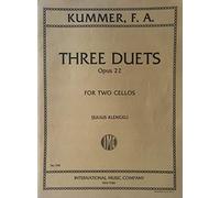 Kummer, F.A. - Three Duets, Op. 22 - Two Cellos - edited by Julius Klengel - International Music