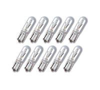 Kummert Business Lot de 10 ampoules à incandescence T5 12 V 1,2 W W2 x 4,6D 1,2 W