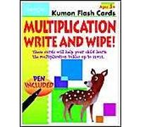 Kumon Multiplication Write And Wipe Flash Cards