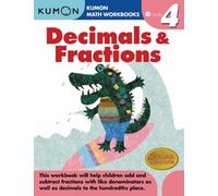 Kumon Publishing Kumon Grade 4 Decimals & Fractions (Poche)