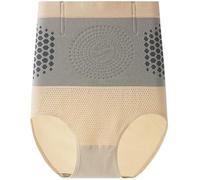 kumosaka 4-in-1 Micro-Particle Sculpting & Fat-Burn Shorts, Thermogenic Fat Burning Sculpting Shorts, Firming and Shaping(Beige,Medium)