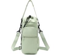 kumosaka Water Bottle Shoulder Bag - the Ultimate Outdoor Companion, Insulated Water Bottle Purse Crossbody Water Bottle Holder with Strap 40 oz(Green)