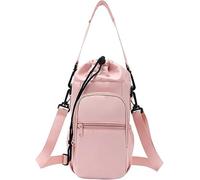 kumosaka Water Bottle Shoulder Bag - the Ultimate Outdoor Companion, Insulated Water Bottle Purse Crossbody Water Bottle Holder with Strap 40 oz(Pink)