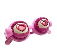 kumosaka Winking Blinking Glasses Crazy Winking Prank Glasses Novelty Gag Googly for Party Jokes Prank Costume(Pink)