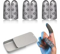 KUMSODE 6 Pièces Protège-Doigts pour Les Jeux, Sleeve Finger, Contrôleurs de Manchons de Jeu Mobiles, Manchons Anti-Transpiration pour écran Tactile pour Jeux Mobiles