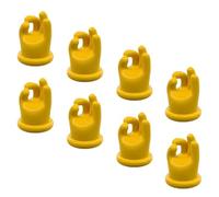 KUMSODE Lot de 8 bouchons de valve vélo, bouchon pneu voiture, bouchons de valve de pneu en caoutchouc pour SUV, moto, camion, moto