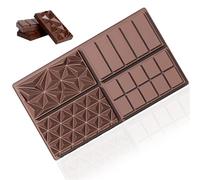KUMSODE Moule à Chocolat, Moule à Chocolat En Silicone, Moule a Tablette Chocolat, Moule Pour Chocolat,Moules Pour Faire Du Chocolat Fondant Gelée Morceaux De Chocolat Protéiné Barre