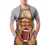 KUMSODE Tablier de Cuisine Créatif Tablier Barbecue Drole Tabliers de Cuisine Homme Humour Réglable Idée Cadeau pour Homme Cadeaux Humoristique Anniversaire Noel