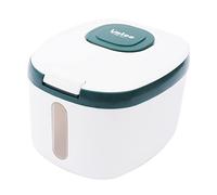 KumuJ Récipient de conservation pour farine, riz, aliments secs, 5 kg, anti-insectes, en plastique hermétique, pour riz, croquettes et céréales, vertes