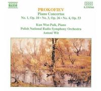 Kun Woo Paik Prokofiev: Piano Concertos Nos. 1, 3 and 4 (CD) Album
