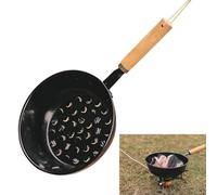 KUNANG Démarreur de charbon de bois, poignée en bois, outils de barbecue à charbon, panier de démarrage de charbon de bois