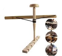 KUNANG Foret à Arc, kit de Forage à Arc, Allume-feu, éducation à L'Aventure en Plein air, Apprentissage du Bois pour l'entraînement au feu