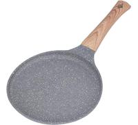 KUNANG Poêle à crêpes, crêpes, poêle antiadhésive de 20,3 cm, poêle à frire avec poignée en bois