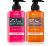 KUNDAL Honey & Macadamia Baby Powder ensemble corps