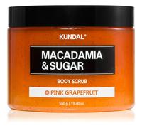 KUNDAL Macadamia & Sugar Body Scrub Pink Grapefruit gommage doux corps avec effets apaisants 550 g