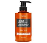 Kundal Miel Et Macadamia, Gel Douche, Fleur De Cerisier, 500 Ml