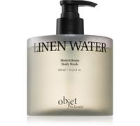 KUNDAL Objet Moist Gleam Body Wash gel douche parfumé pour une hydratation intense avec parfums Linen Water 450 ml