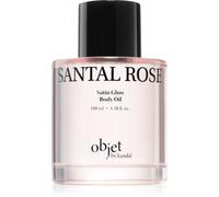 KUNDAL Objet Satin Glow Body Oil huile pour le corps traitante pour une hydratation intense avec parfums Santal Rose 100 ml