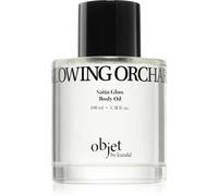 KUNDAL Objet Satin Glow Body Oil huile pour le corps traitante pour une hydratation intense avec parfums Glowing Orchard 100 ml