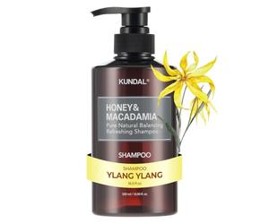 KUNDAL Shampooing naturel miel et macadamia 500 ml (H. Ylang-ylang)