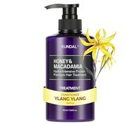 KUNDAL Traitement capillaire au miel et à la macadamia aux protéines hydéo-intensives de qualité supérieure YLANG YLANG 500 ml