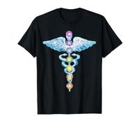 Kundalini Serpent Chakras guérison énergie ascendante méditation T-Shirt Graphique avec Valeur