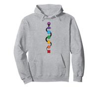 Kundalini Serpent Rising 7 Chakras Yoga - Serpent Kundalini Sweat à Capuche