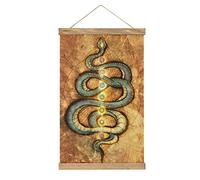 Kundalini Tableau en tissu à suspendre Cadre en bois à suspendre Décoration de chambre Kit cadeau