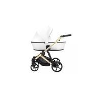 Kunert Baby - ARIZO PREMIUM 12 White Eco/Gold frame - Poussette Arizo Premium 12 White Eco Cadre doré