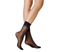 Kunert Aspect satiné Chaussettes de Mollet, 20 deniers, Noir-Noir (0500), 7 Femme