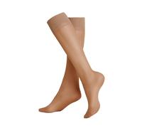 KUNERT Chaussettes fines caramel, Taille 35-38