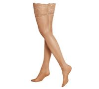 KUNERT Chaussettes fines 'Satin Look 20' beige, Taille 38-40,5