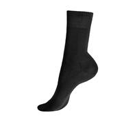 KUNERT Chaussettes 'Finest Cotton' noir, Taille 35-38