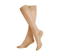 KUNERT Chaussettes montantes 'Cotton Sole 20' beige chiné, Taille 35-38