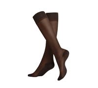 KUNERT Chaussettes montantes 'Cotton Sole 20' taupe, Taille 35-38
