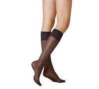 Kunert Satin Look 20 Chaussettes Montantes, Noir (Black 0500), FR: 37 (Taille Fabricant: 35/38) Femme