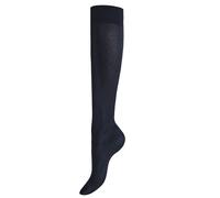 KUNERT Chaussettes montantes 'Sensual Cotton' noir, Taille 35-38