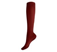 KUNERT Chaussettes montantes 'Warm Up 60' merlot, Taille 35-38