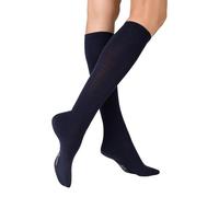 KUNERT femme Mi-bas Soft Wool Cotton doux Bleu Marine 0360 37/40