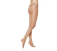 KUNERT Fresh up 10 Toeless Collants, 10 DEN, Beige (Candy 0250), 36-37 Fabricant: 36/38 (Tail Femme