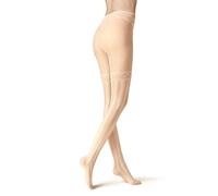 KUNERT Graphic Stripes Fashion Collants, 30 deniers, Champagne 1518, 46-48 Femmes