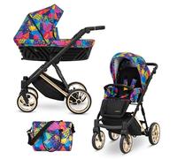 Poussette Ivento Premium Ive 05 Colors Impresion Gold Bleu