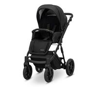 Kunert Ivento Poussette 2 en 1 avec cadre noir et style blanc (anthracite)